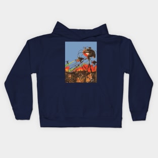 Vintage Science Fiction Kids Hoodie